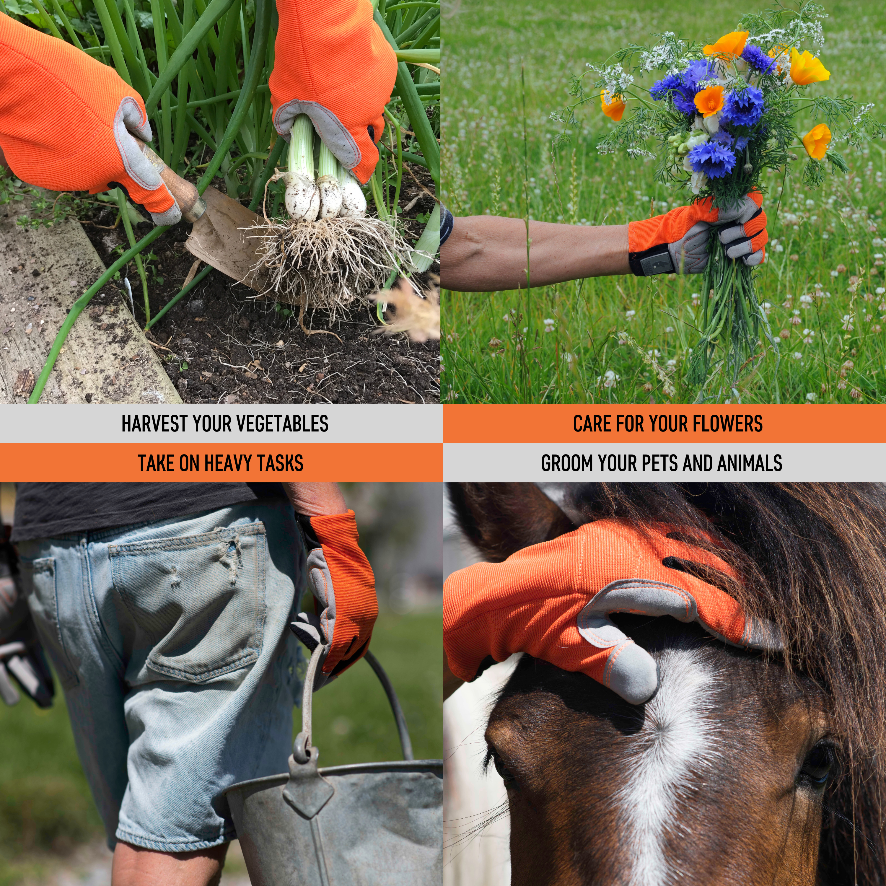 Donkey Gloves Multipurpose Gardening Gloves for Women & Men