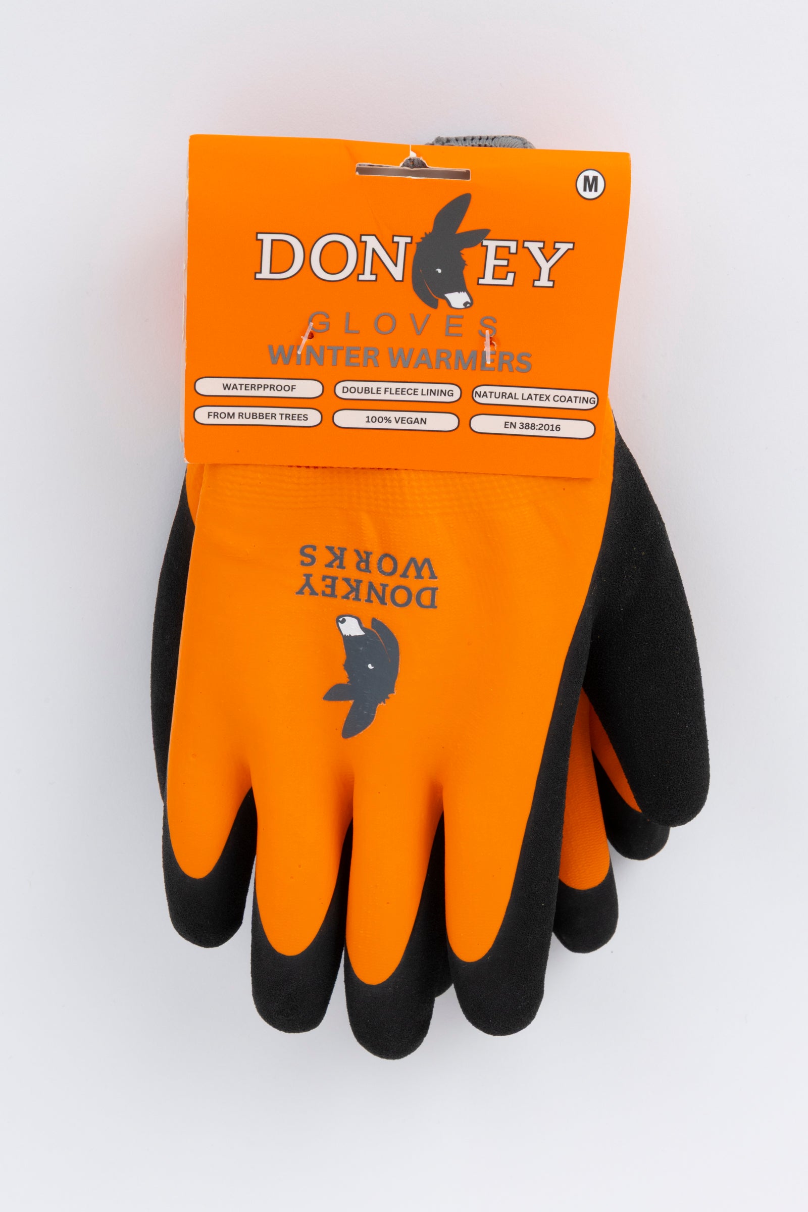 Donkey Gloves Waterproof & Warm. Waterproof, Double Fleece Lined (1 Pair)