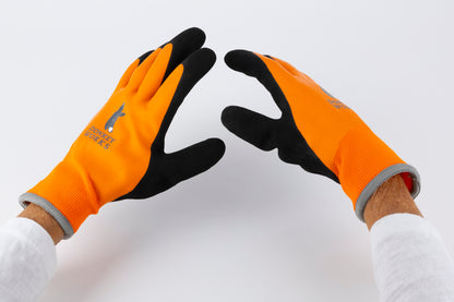 Donkey Works Winter Warmer Gloves. Waterproof, Double Fleece Lined (1 Pair)