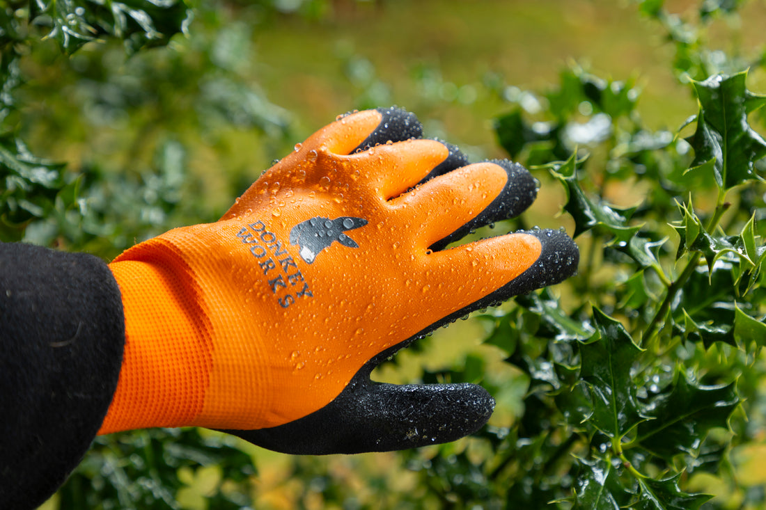 Donkey Works Winter Warmer Gloves. Waterproof, Double Fleece Lined (1 Pair)
