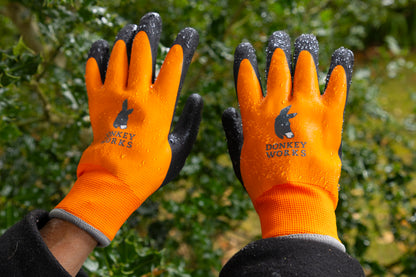 Donkey Works Winter Warmer Gloves. Waterproof, Double Fleece Lined (1 Pair)